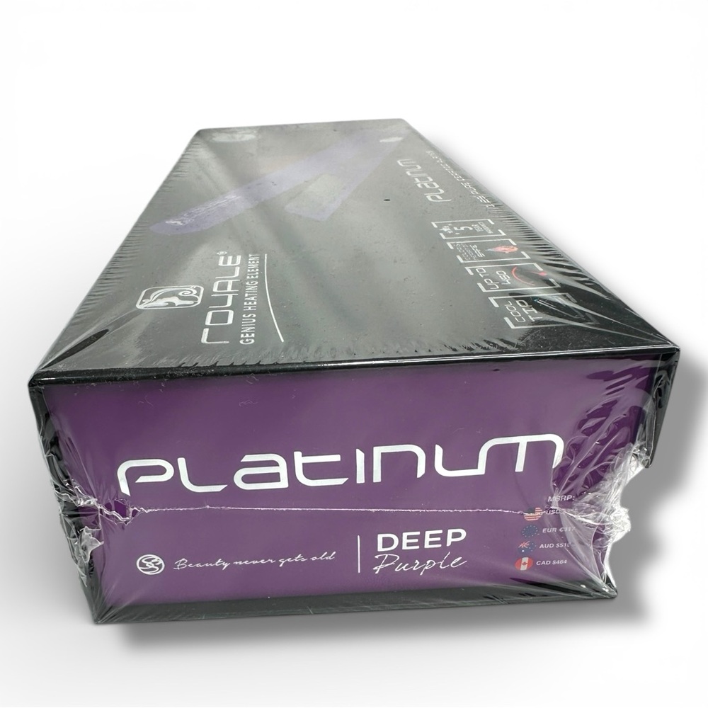 Platinum Genius Heating Element Deep Purple Flat Iron - Picture 5 of 8